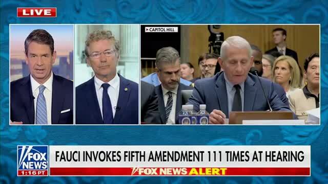 Rand Paul: ‘I Don’t Know How You Plead the Fifth Amendment to Something You’ve Already Been Granted Immunity for’