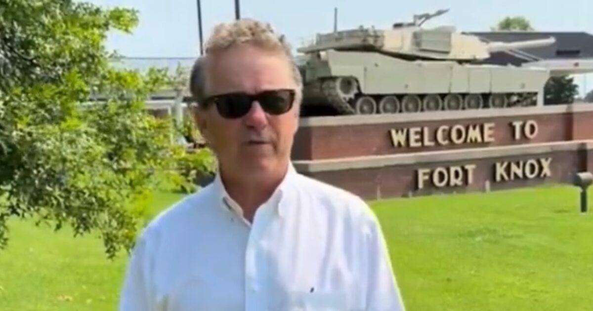 Rand Paul Goes Underground at Fort Knox, Says the Gold Is There [VIDEO] – Redline Headlines