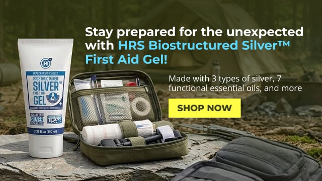 HRS Biostructured Silver™ First Aid Gel: An Essential You’ll Be Glad to Have on Hand