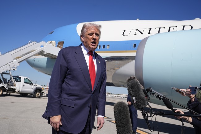 Trump Says Decoy Plane Was Safer Than Press Flight