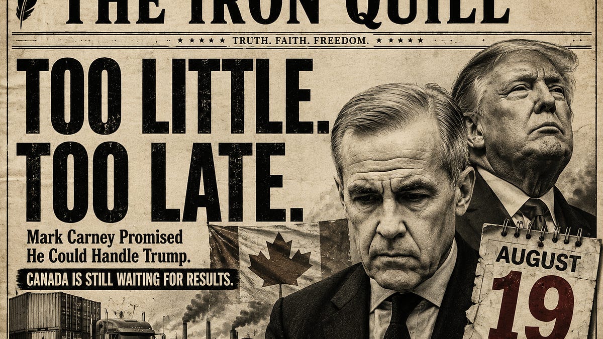 TOO LITTLE. TOO LATE. - The Iron Quill