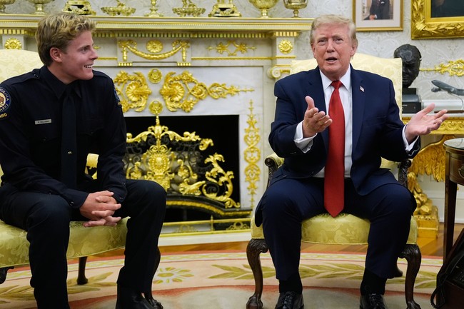 Trump Honors 16-Year-Old Lifeguard Who Saved Boy From Powerful Waves
