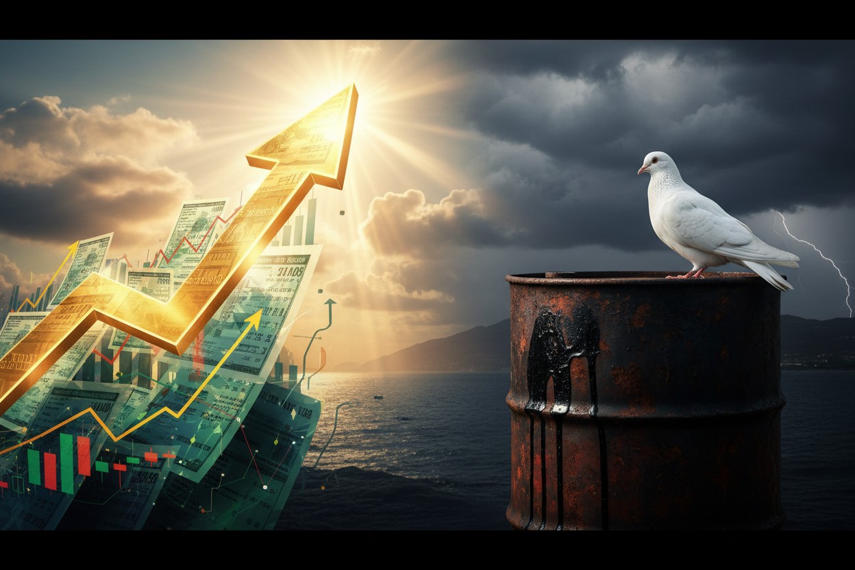 Dow Surges 900 Points, S&P 500 Closes Above 7,700 as Oil Falls on Iran Deal Hopes   – NaturalNews.com