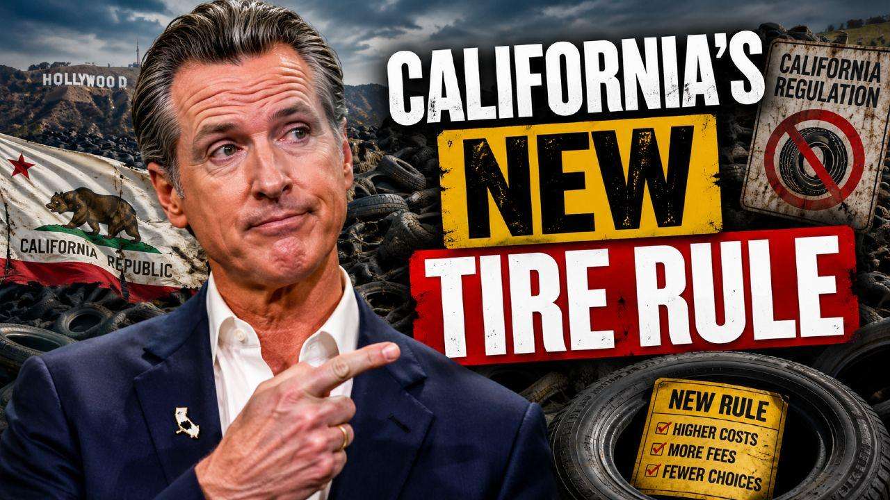 Dunlop CEO Tears Gavin Newsom’s Tire Rule Apart in Brutal Takedown