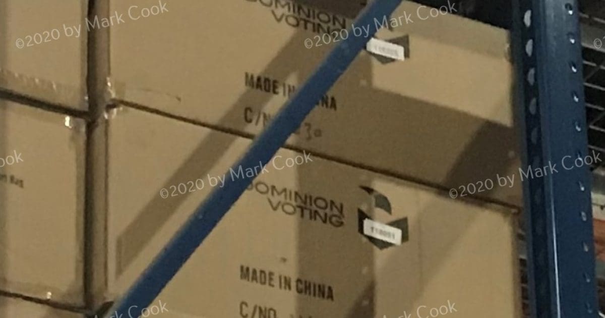 Paper Audits Are Necessary When China-Made Parts Are Embedded in Election Machines  - Joe Hoft