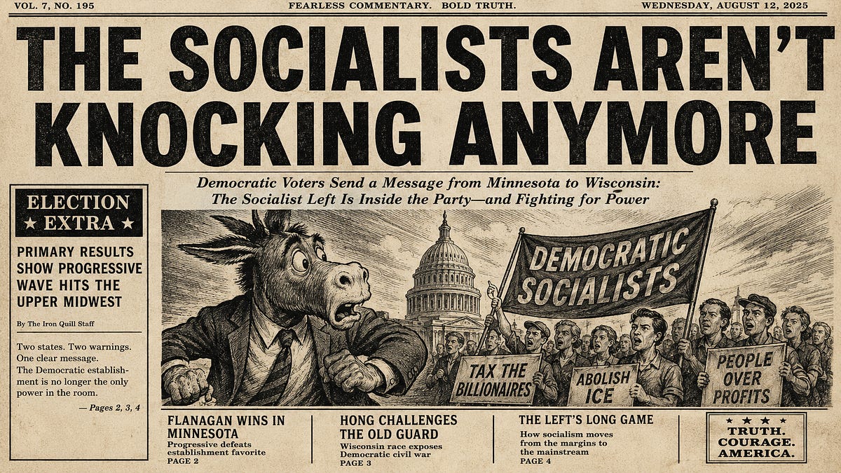THE SOCIALISTS AREN’T KNOCKING ANYMORE - The Iron Quill