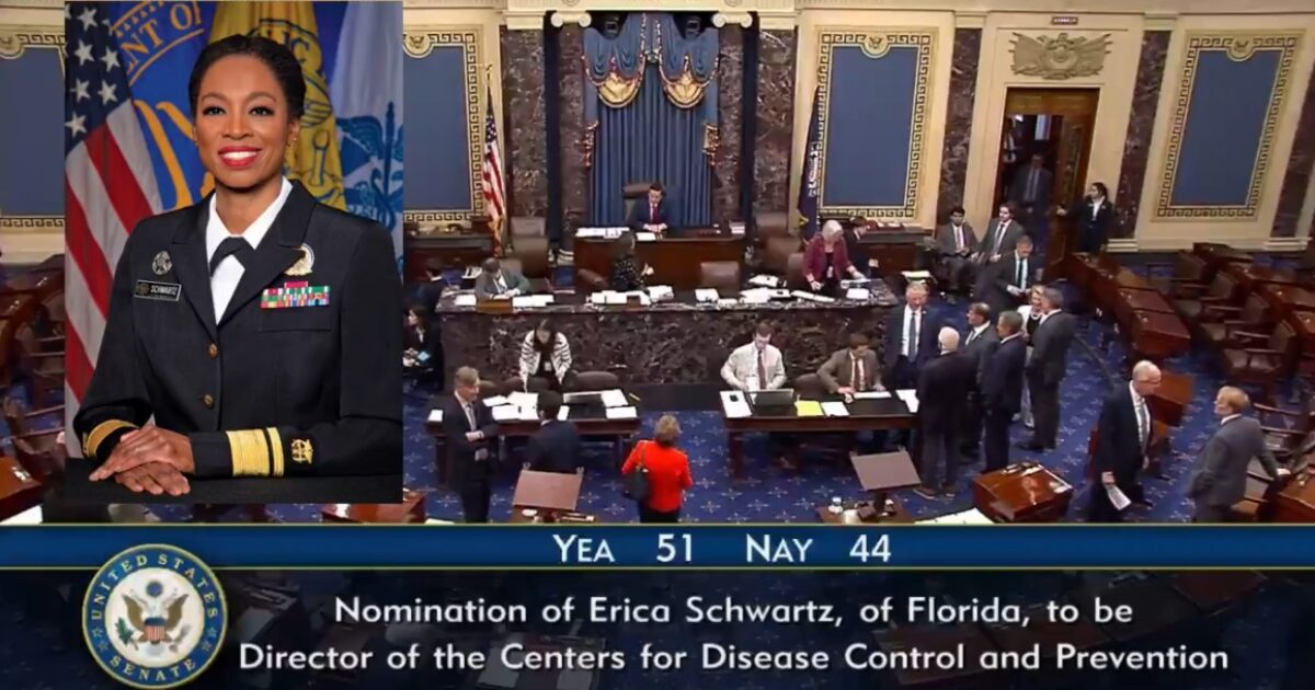 NEW: Senate Confirms Dr. Erica Schwartz as Next CDC Director * The Gateway Pundit * by Cristina Laila