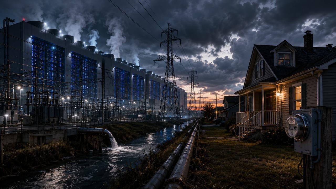 Grid, Water, and Chips: What the AI Boom Is Quietly Consuming