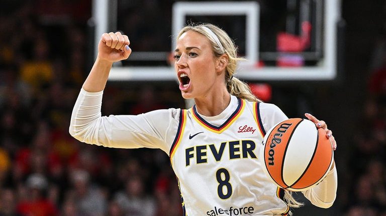 WNBA Player Sophie Cunningham Receives Hard Foul