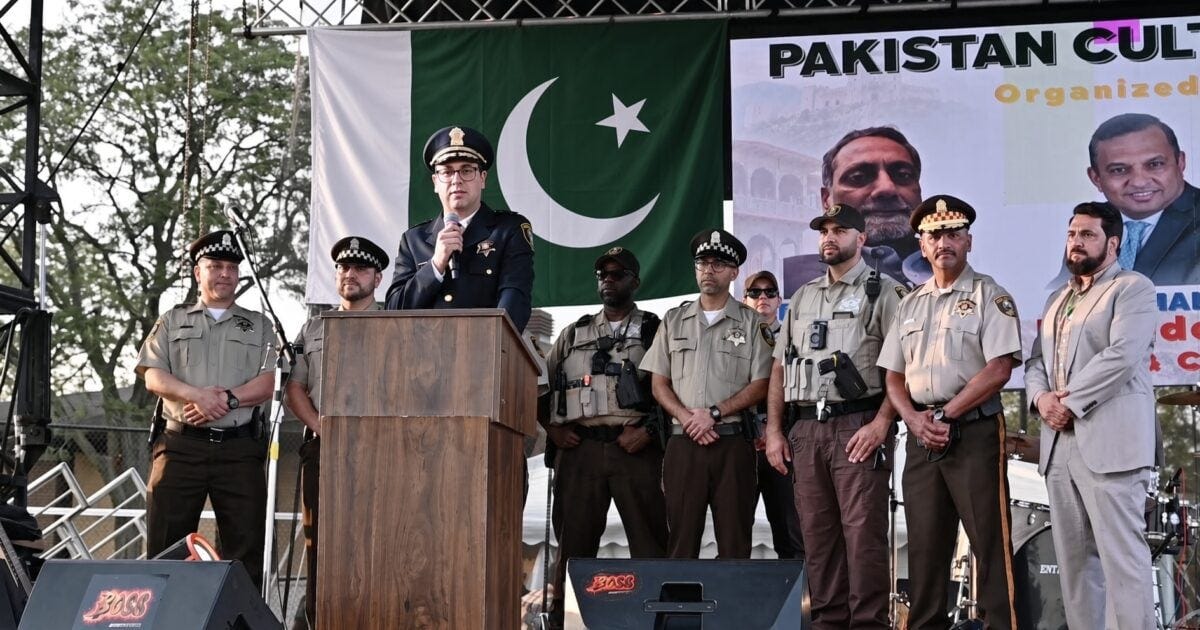 Civilization Jihad Wearing a Badge: Cook County Sheriff Tom Dart’s Police Force Submits Again to Islamic Influence on Pakistan Independence Day (Video)