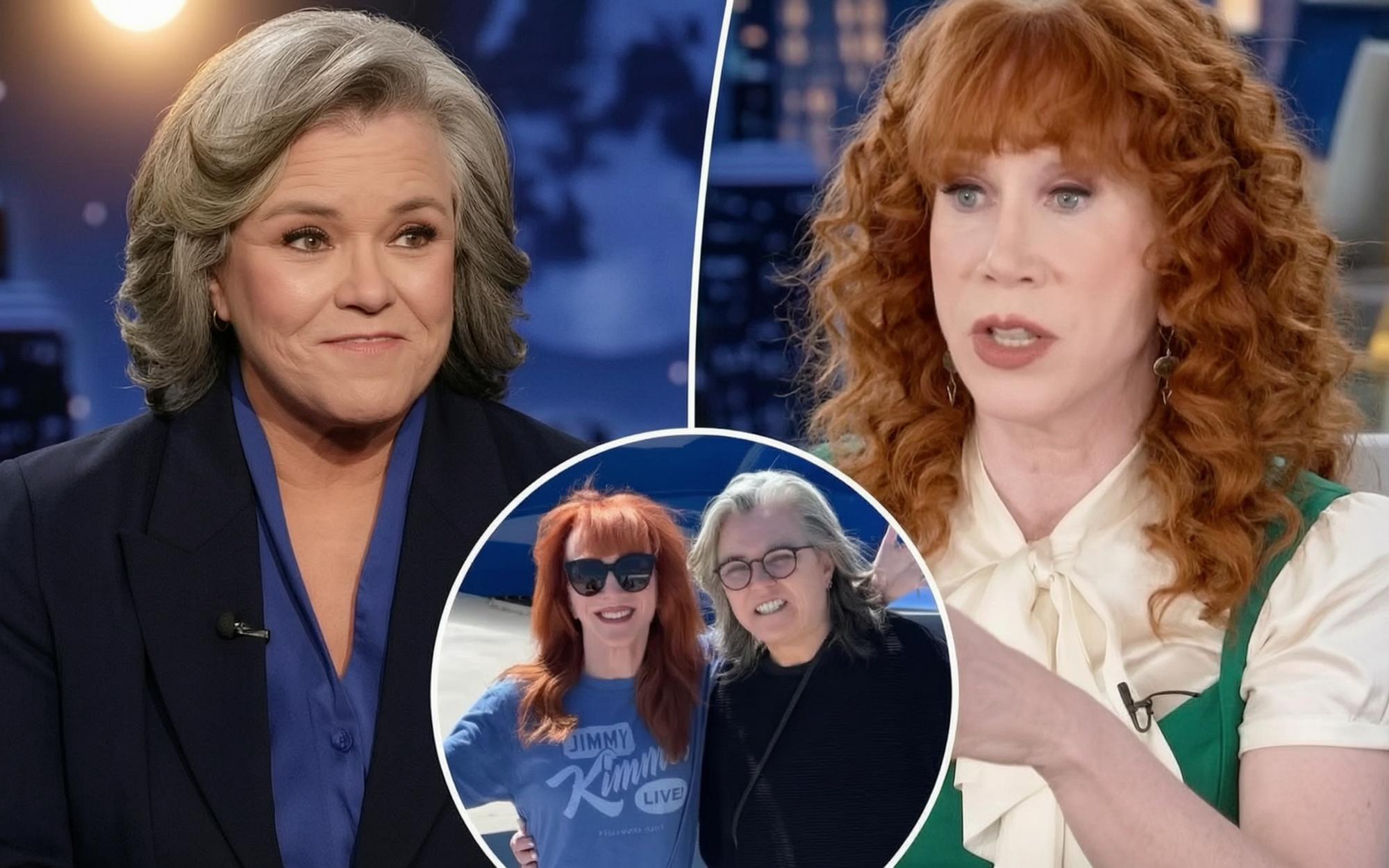 Kathy Griffin Hurt Over Longtime Friend Rosie O’Donnell’s Jimmy Kimmel Snub [WATCH]