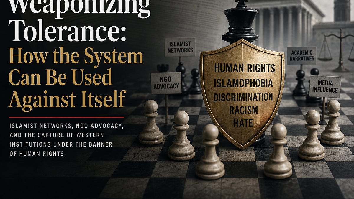 Weaponizing Tolerance.  - Unapologetically Jewish