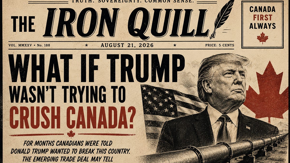 WHAT IF TRUMP WASN’T TRYING TO CRUSH CANADA?