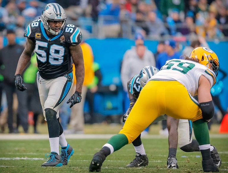 Former Panthers linebacker Thomas Davis opens up about opioid addiction and its impact on his family