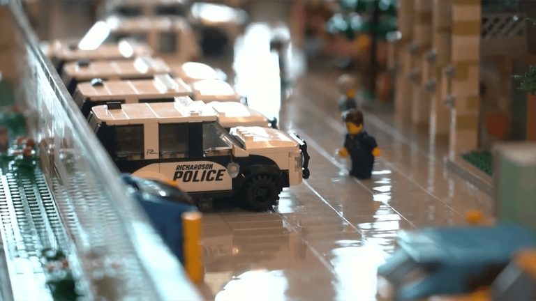 LEGO Model of Richardson Public Safety Campus on Display