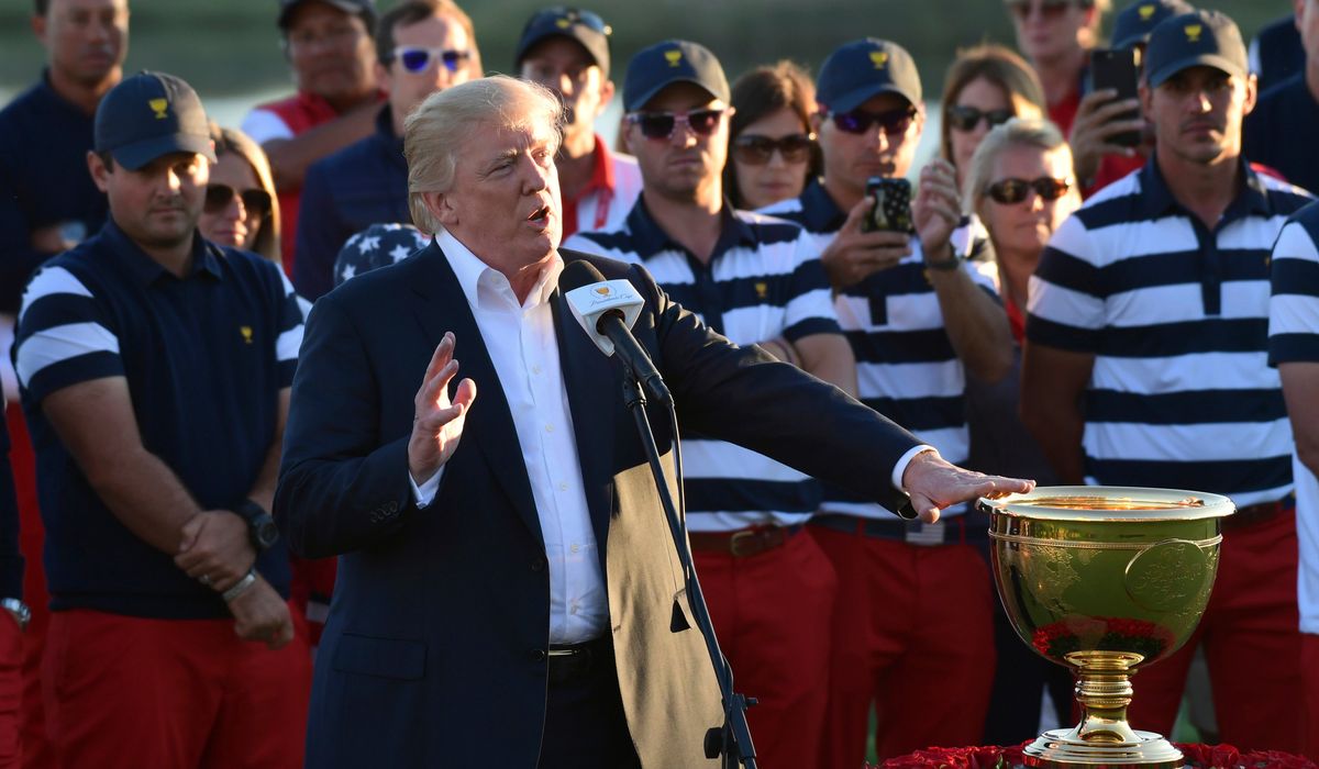 Trump to Attend Presidents Cup Outside Chicago as Honorary Chair Again