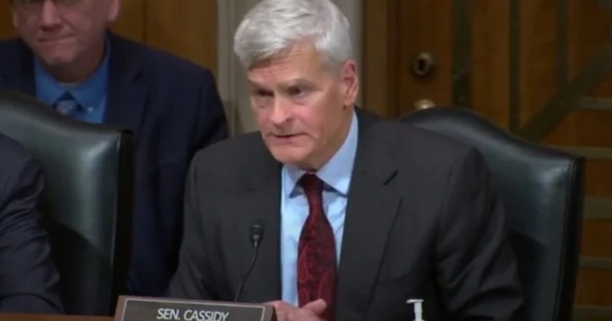 RINO Sen. Bill Cassidy Melts Down Over Trump Vaccine Overhaul — Whines President Has ‘No Expertise’ to Make Changes * The Gateway Pundit * by Ben Kew