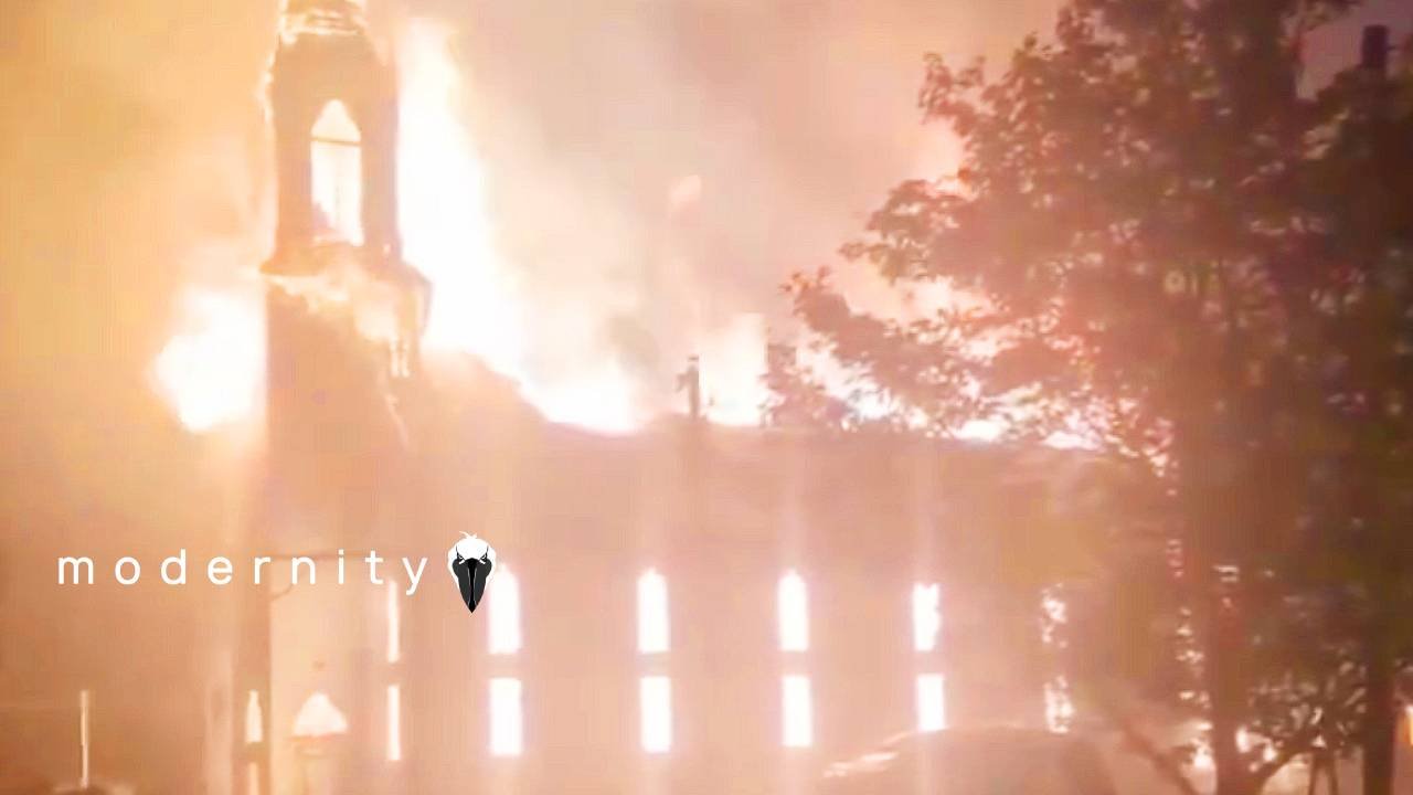 Another Day Another Church BURNED To The Ground - modernity