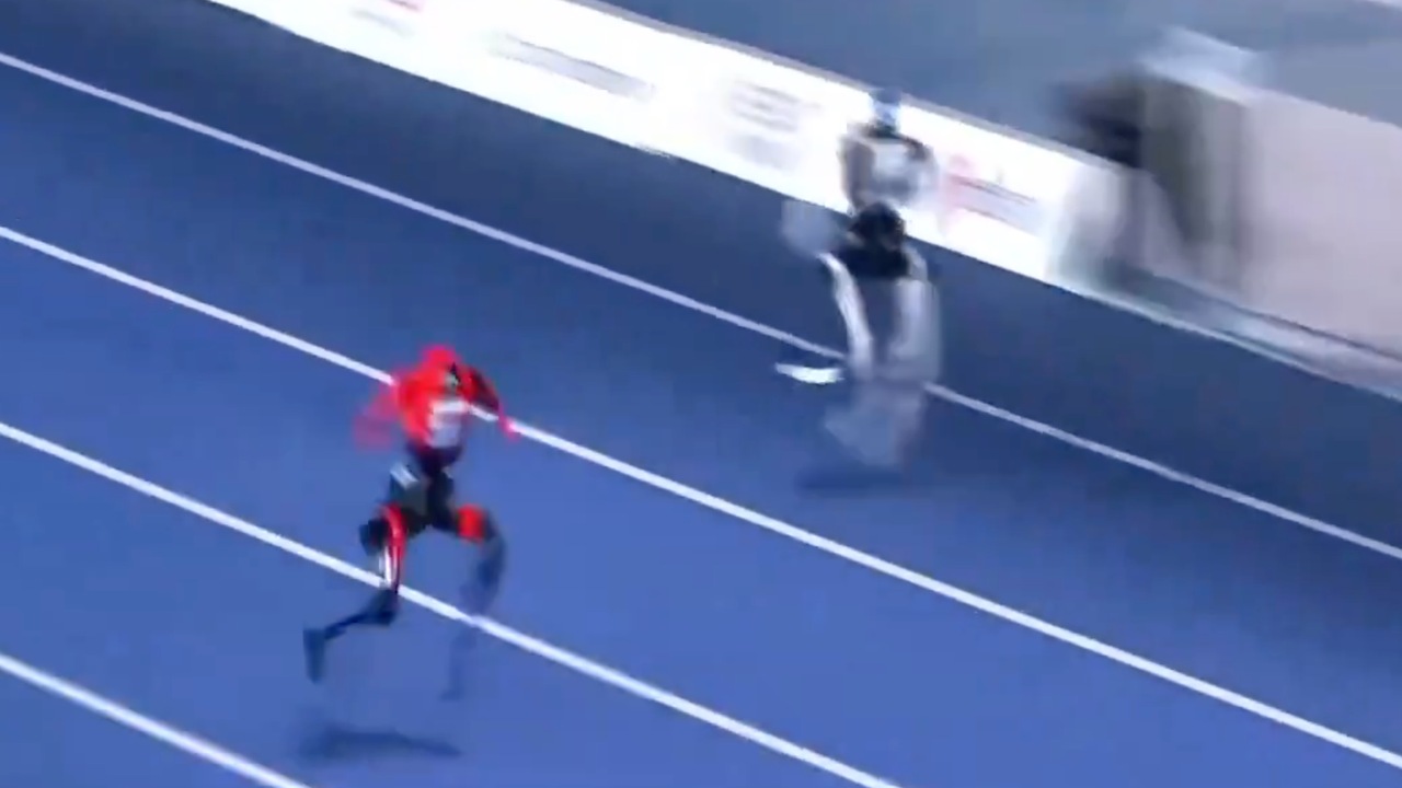 Robot Blazes Past Usain Bolt’s 100-Meter Time, Then Needs A Wall To Stop