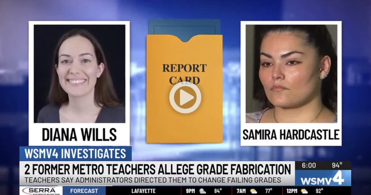 Two Nashville Teachers Say Bureaucrats Pressured Them to FABRICATE Grades for Failing Students — One Suspended After She Refused to Cook the Books * The Gateway Pundit * by Jim Hᴏft