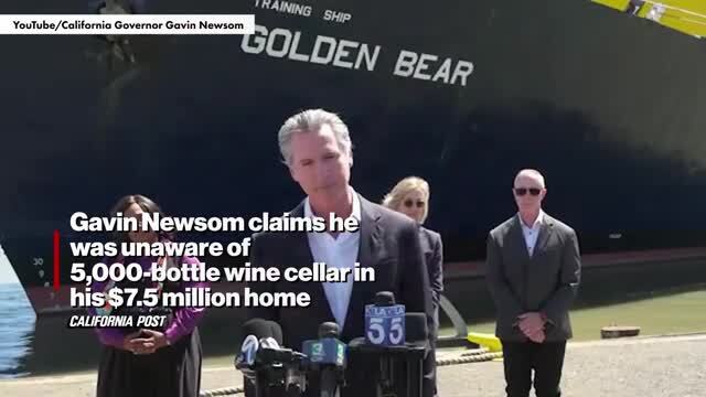 Gavin Newsom Claims He ‘Didn’t Even Know’ About 5,000-Bottle Wine Cellar at His $7.5M Home