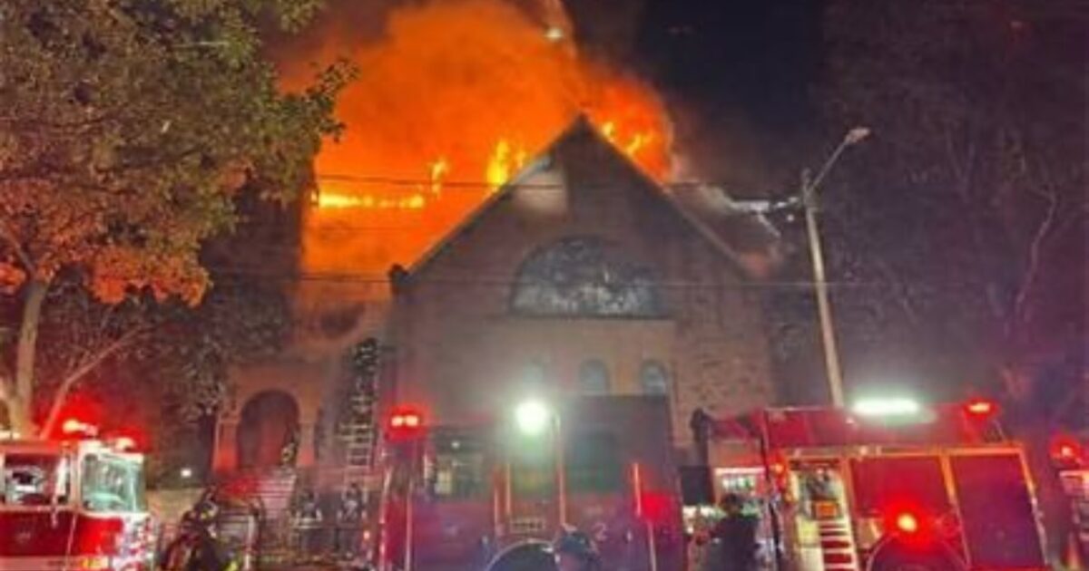 ANOTHER ONE: 133-Year-Old Church in Grand Rapids Burns Down * The Gateway Pundit * by Cristina Laila