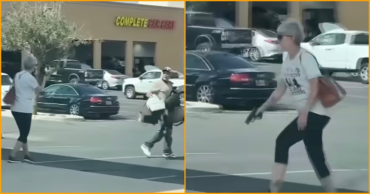 BASED Elderly Woman in Tucson Pulls Gun and Chases Shoplifter Out of Ross – Police Warn Bystanders Risk ASSAULT Charges for Stopping Crime * The Gateway Pundit * by Jim Hᴏft