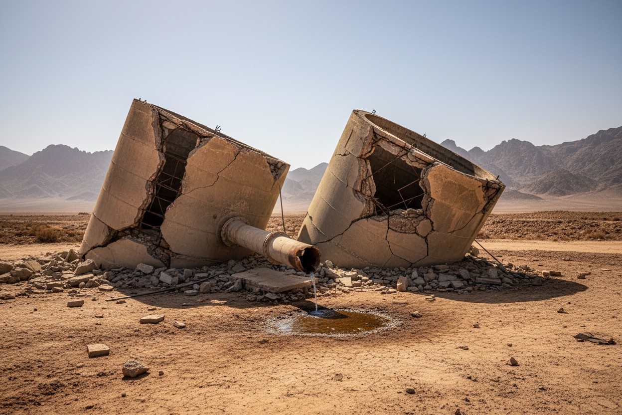U.S. Strikes in Iran Reported to Cut Water Supply for 20,000
