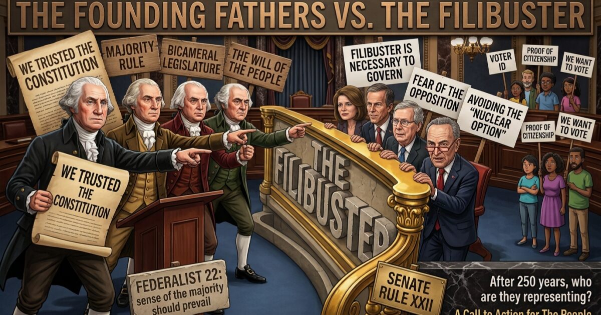 The Founding Fathers vs. The Filibuster – An Indictment * The Gateway Pundit * by Jim Hᴏft