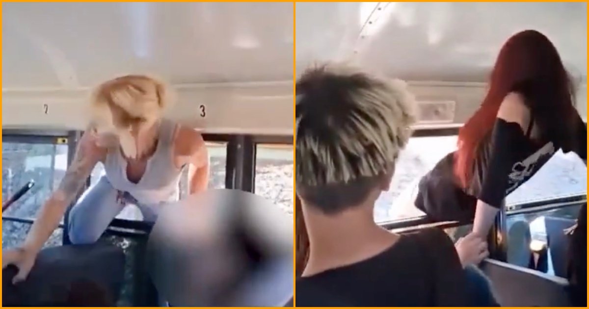 Furious Parents Smash Their Way Into School Bus as Children Crawl Out Windows After Driver Refuses to Release Them for Nearly an Hour — One Parent Arrested * The Gateway Pundit * by Jim Hᴏft