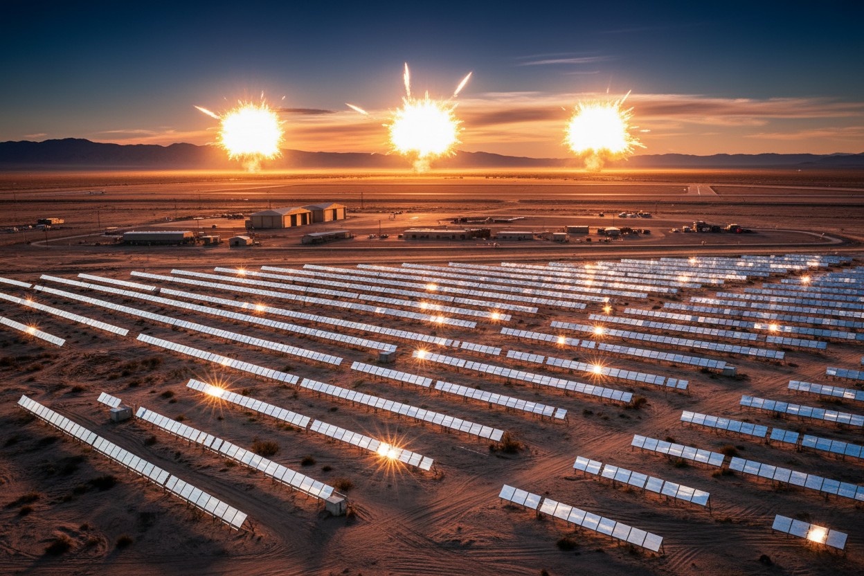 Bright Flashes Near Edwards Air Force Base Draw Speculation; No Official Explanation Released