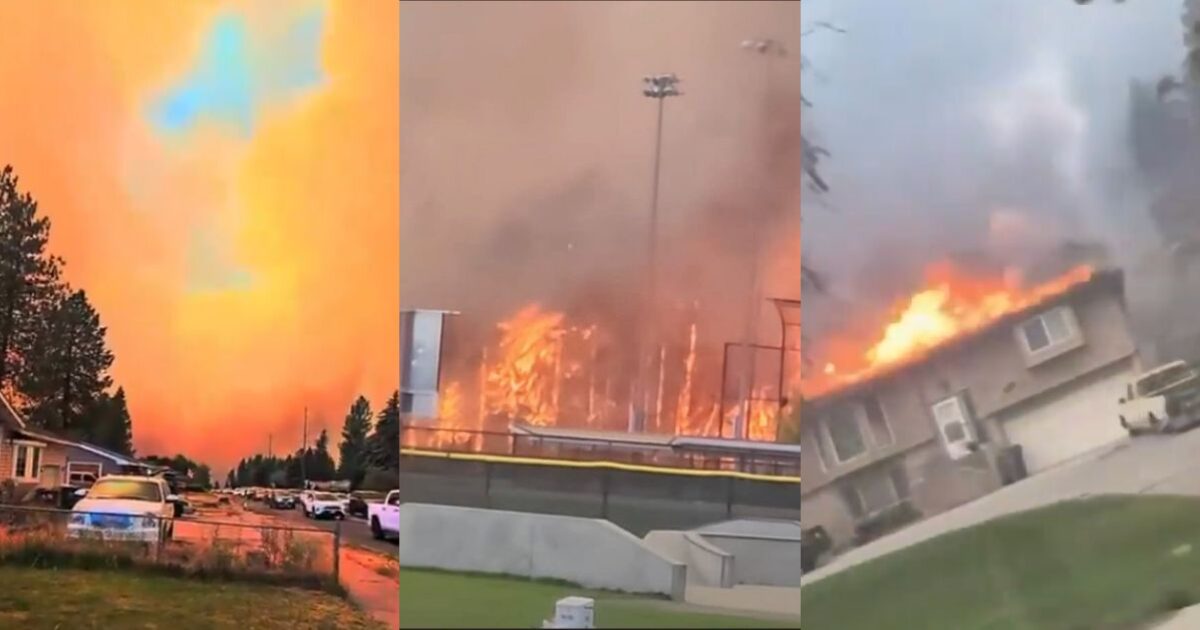 Apocalyptic Inferno in Spokane: Fast-Moving Wildfire Forces Mass Evacuations as Homes Burn and Hospital is Emptied (VIDEOS) * The Gateway Pundit * by Cassandra MacDonald