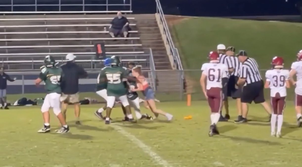 Teenage Girl Arrested After Running Onto Field and Tackling Middle School Football Player in Tennessee | Whiskey Riff