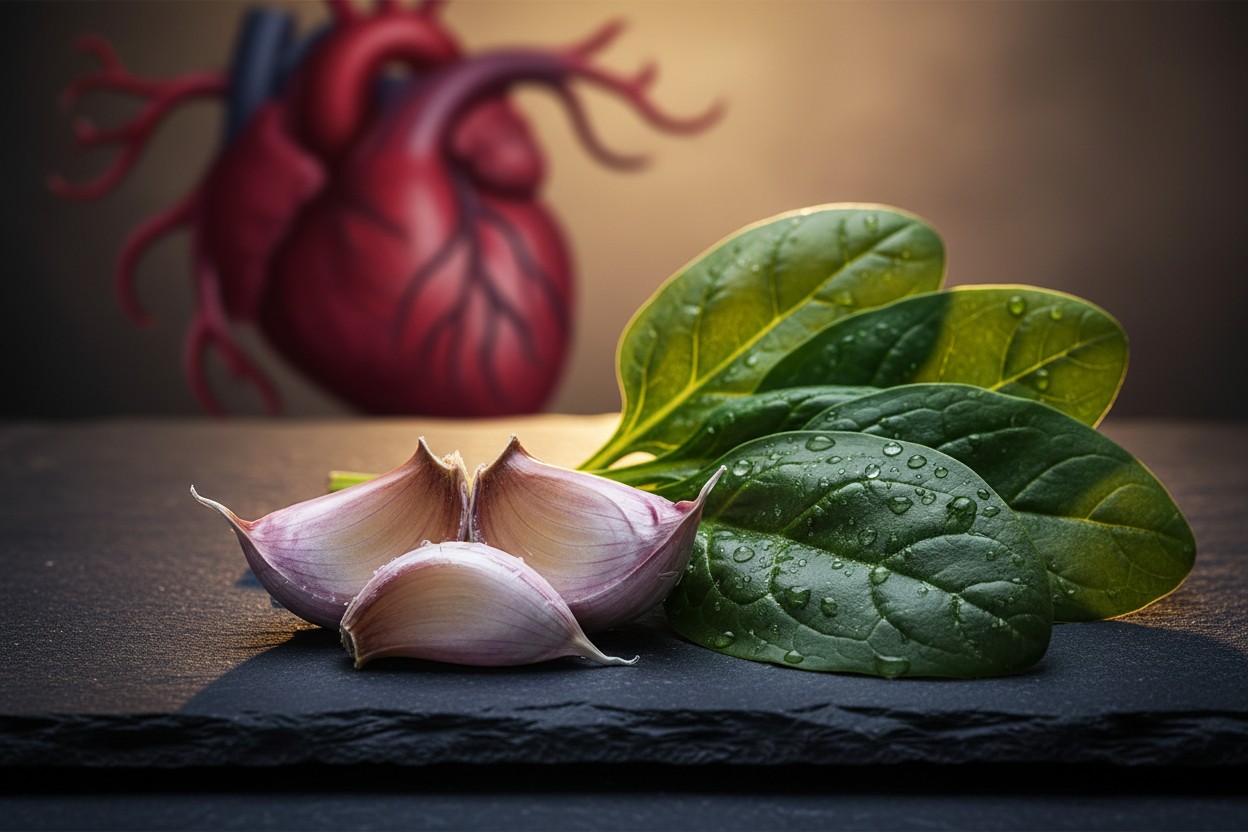 Garlic and Spinach Consumption Linked to Heart Health, Blood Sugar Control, Cancer Risk Reduction and Inflammation Reduction   – NaturalNews.com
