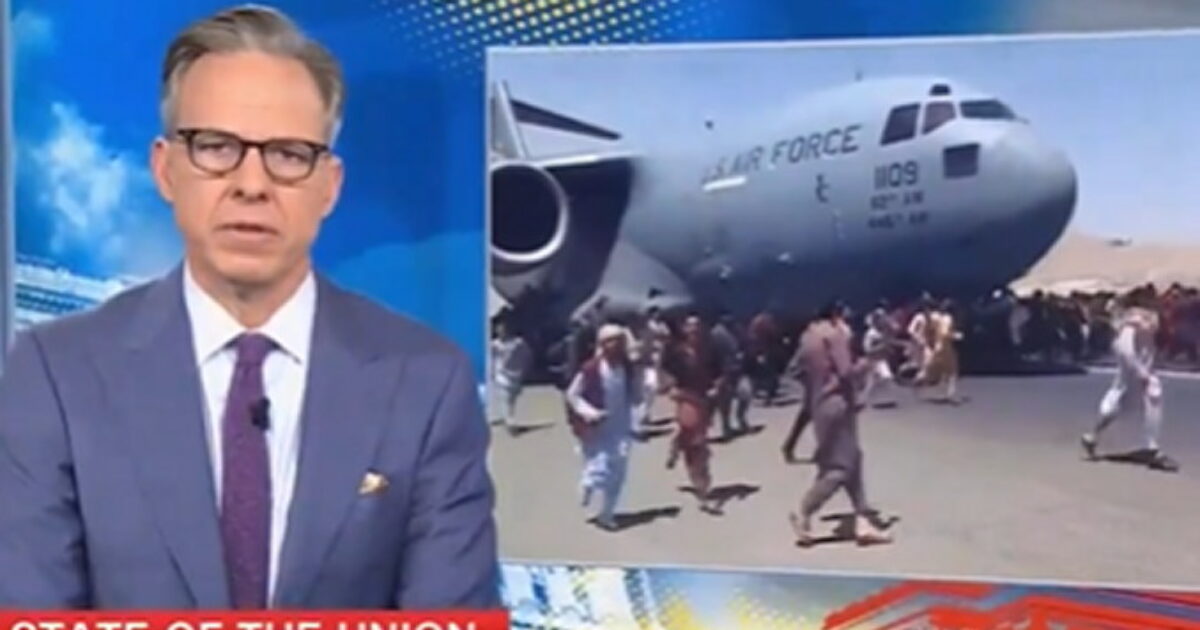 Jake Tapper Does Report on the Disastrous Withdrawal From Afghanistan – Names Trump Repeatedly But NEVER ONCE Mentions Joe Biden (VIDEO) * The Gateway Pundit * by Mike LaChance