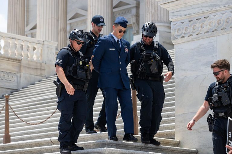 Air Force Major Detained Again After Publicly Calling for Trump’s Impeachment