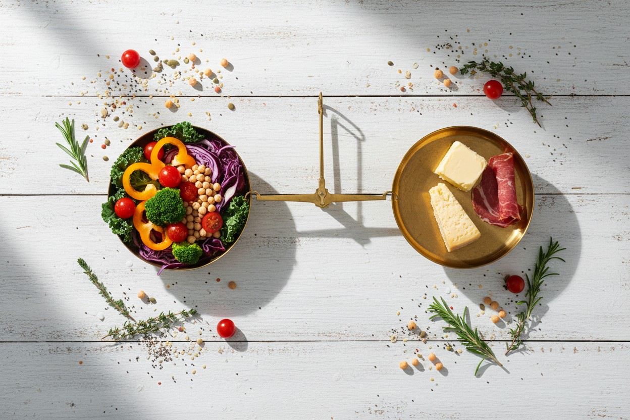 Low-fat vegan diet cuts dietary energy density by 30%, study finds