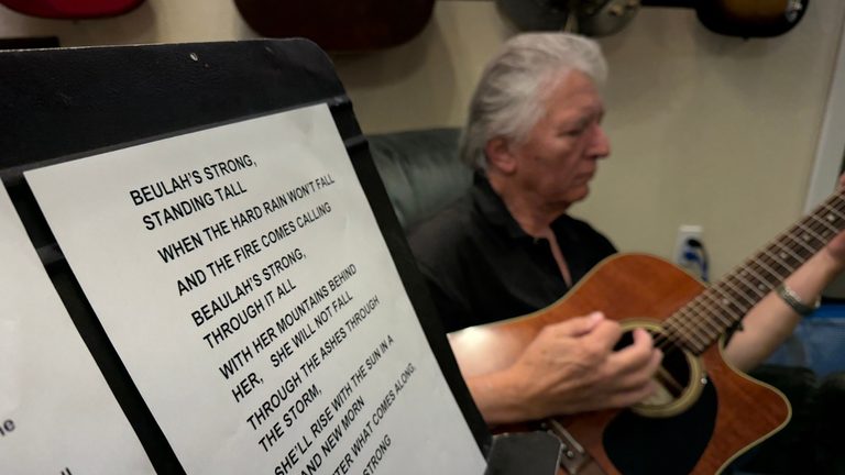 Local musician Lobo Loggins debuts “Beulah Strong” to support flood‑and‑fire victims