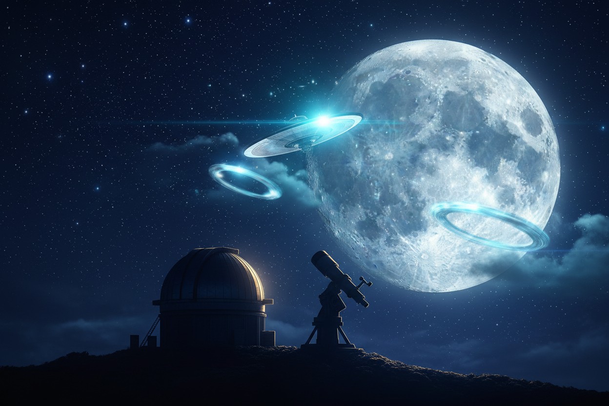 Ukrainian Astronomers Report Observing Unidentified Objects Near Moon   – NaturalNews.com