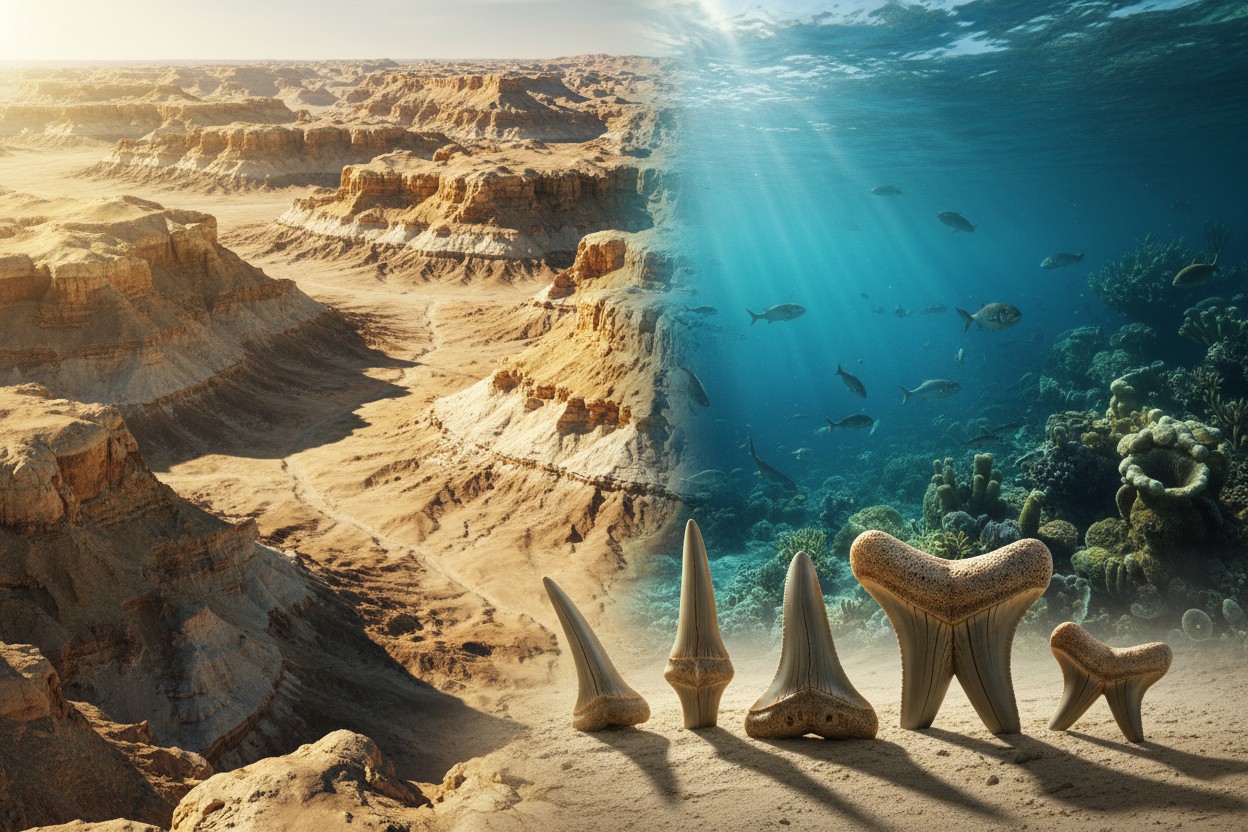 Fossilized Shark Teeth Reveal Ancient Sea Where Egypt’s Desert Now Stands   – NaturalNews.com