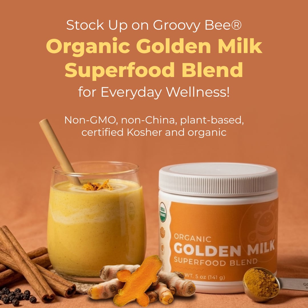Enjoy 7 Organic Superfoods in Every Cup of Our Golden Milk Blend