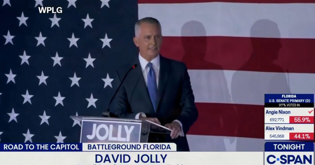 AWFUL! Dem Gubernatorial Candidate Dave Jolly Says FL GOP Leadership Is Taking America ‘Back Towards Slavery’ After GOP Elects Black Republican Byron Donalds (VIDEO) * The Gateway Pundit * by Jim Hoft