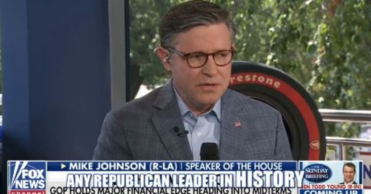 Speaker Johnson: “It’s a Race Between Common Sense and Crazy – You Better Not Bet Against House Republicans” – Predicts GOP Will Retain US House * The Gateway Pundit * by Jim Hoft