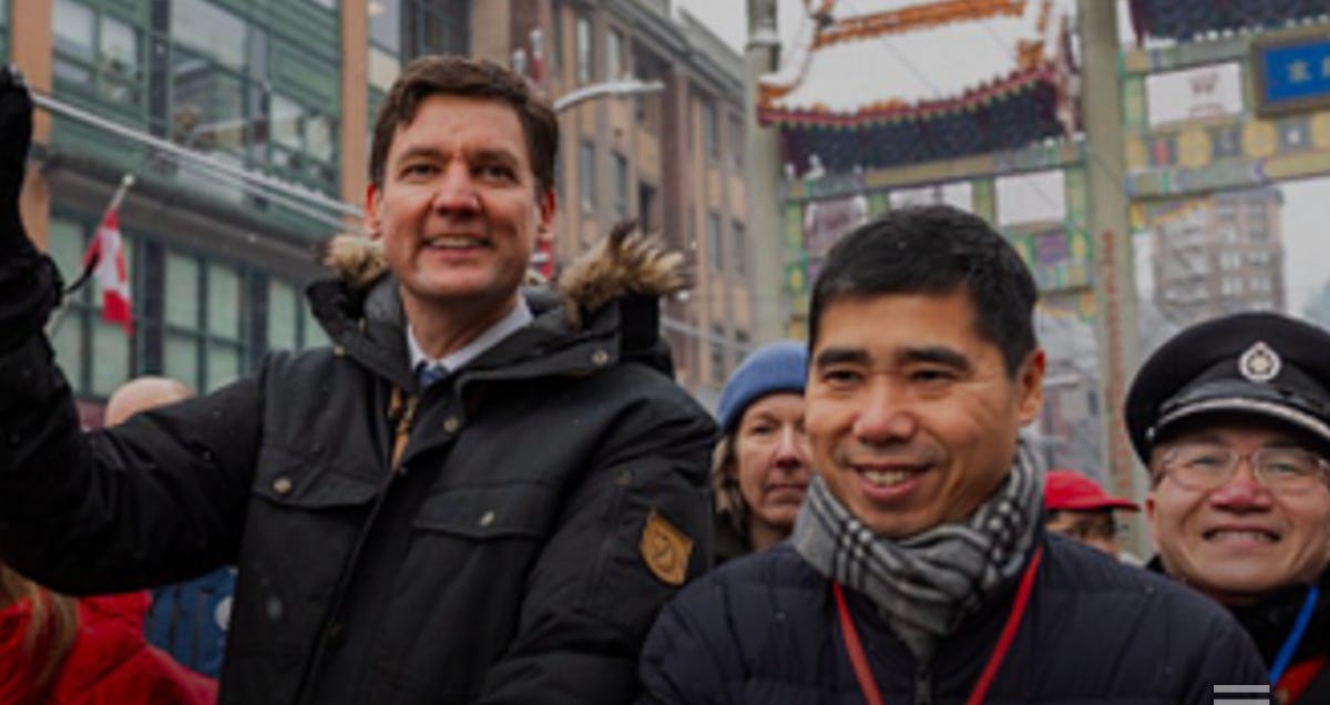 Former Vancouver Mayor Says a British Columbia Cabinet Minister Is Under Active Investigation Over China Links, and That Carney Government Is Not Acting on Foreign Interference