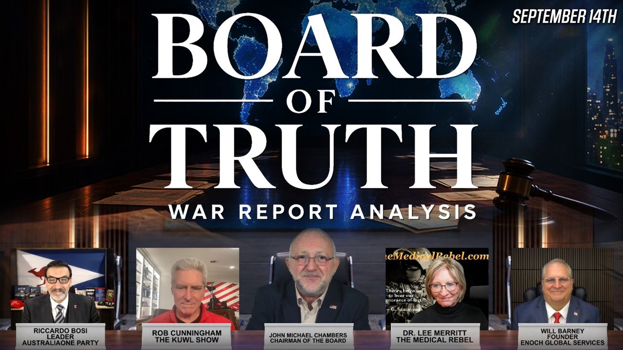 BOARD OF TRUTH PREMIERE - Directed Energy, Sealed Indictments, and the End of the Story - Brighteon.com