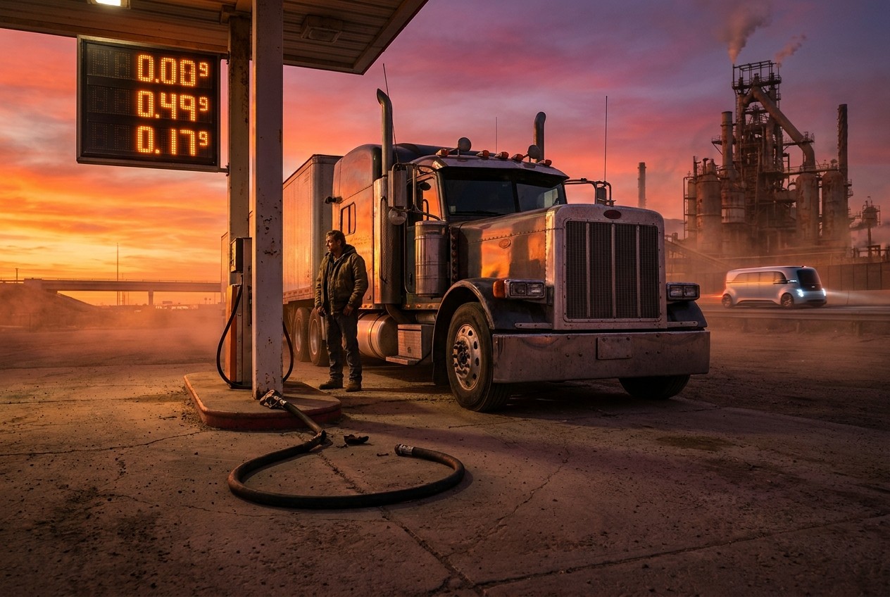 Trucking’s Triple Crisis: Diesel Prices, Regional Scarcity, and the Autonomous Threat