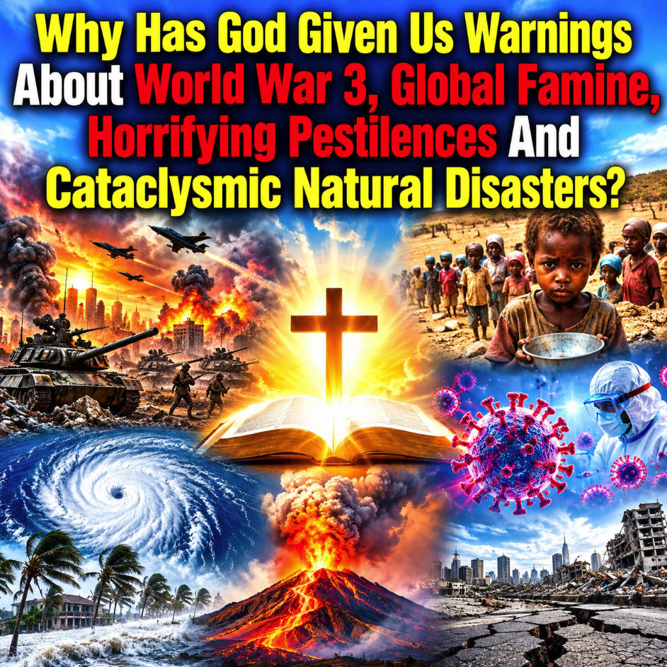 Why Has God Given Us Warnings About World War 3, Global Famine, Horrifying Pestilences And Cataclysmic Natural Disasters?