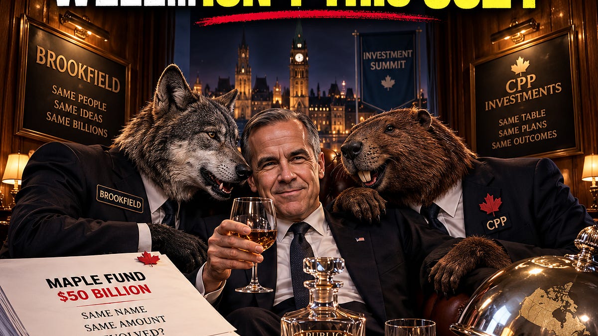 CARNEY’S $50-BILLION BROOKFIELD BOOMERANG