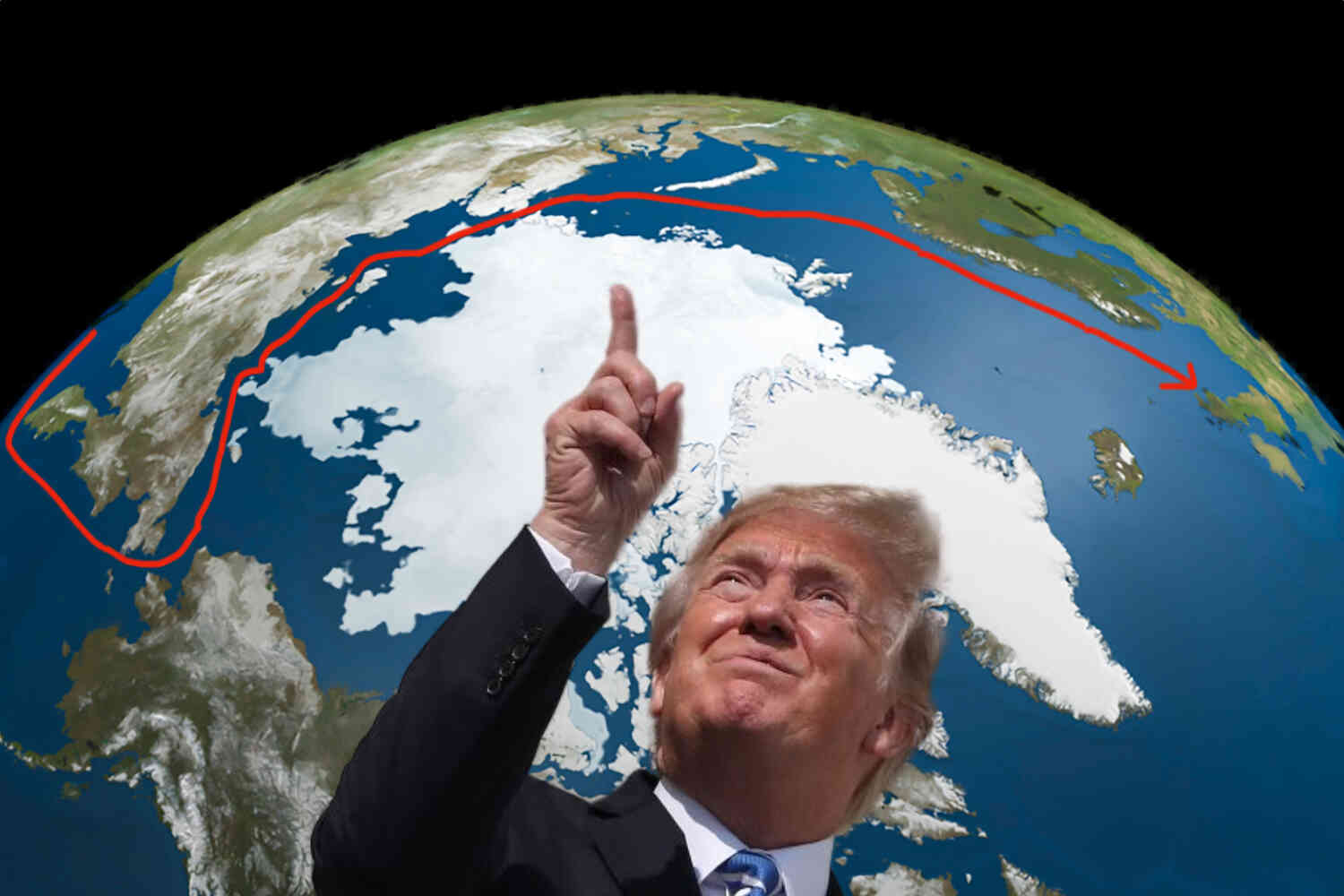 Months after mocking Trump for his focus on Greenland, media reports on China's first Arctic shipping route | Not the Bee