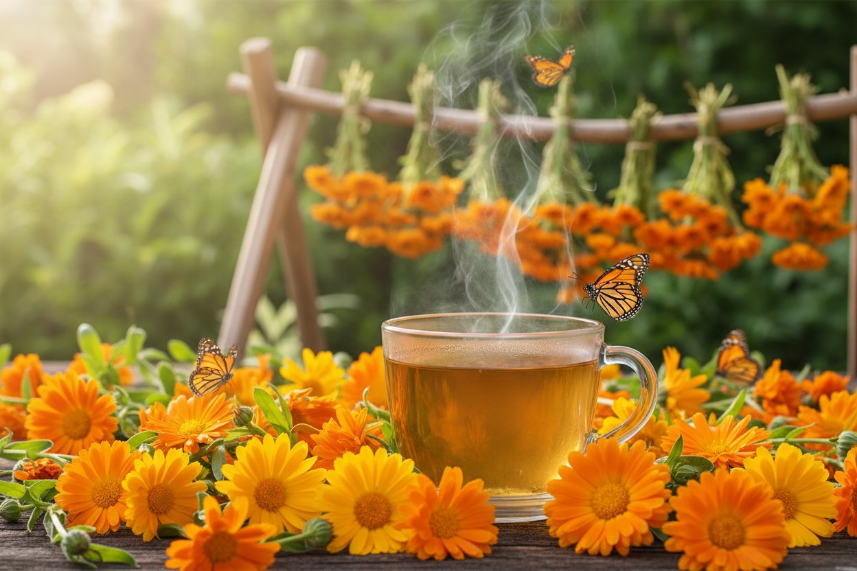Report Describes Calendula Tea as Natural Gut Support   – NaturalNews.com